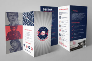 flyer dépliant graphiste