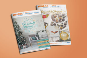 catalogue de noël graphiste