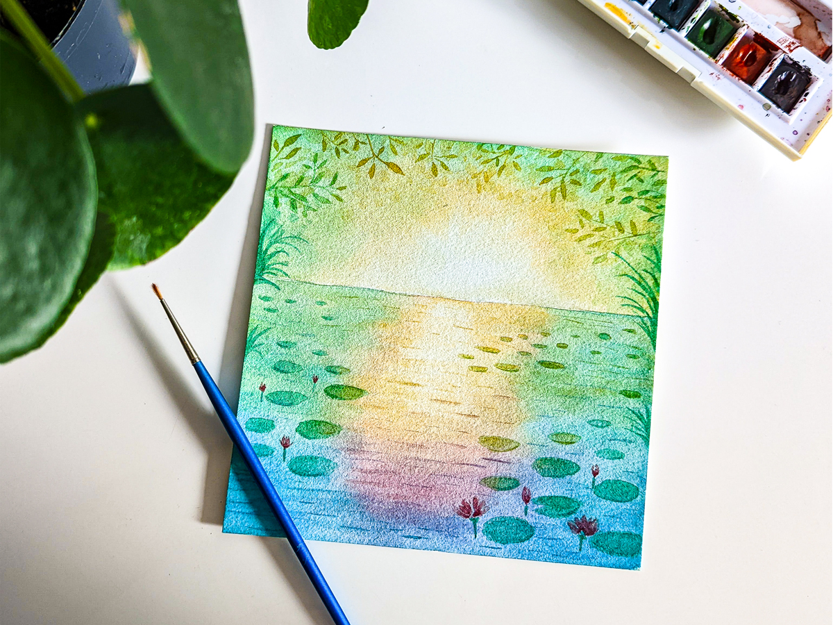 Nénuphars aquarelle-nenuphars