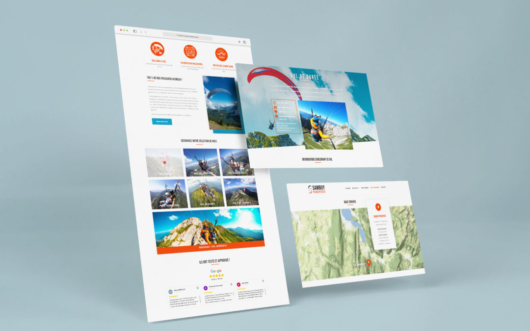 Webdesign Sambuy Parapente