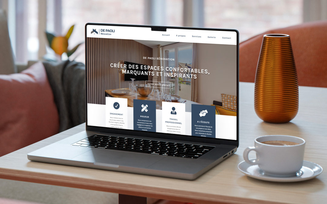 Site internet De Paoli Renovation