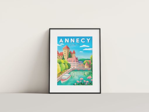 Illustrations touristiques Annecy