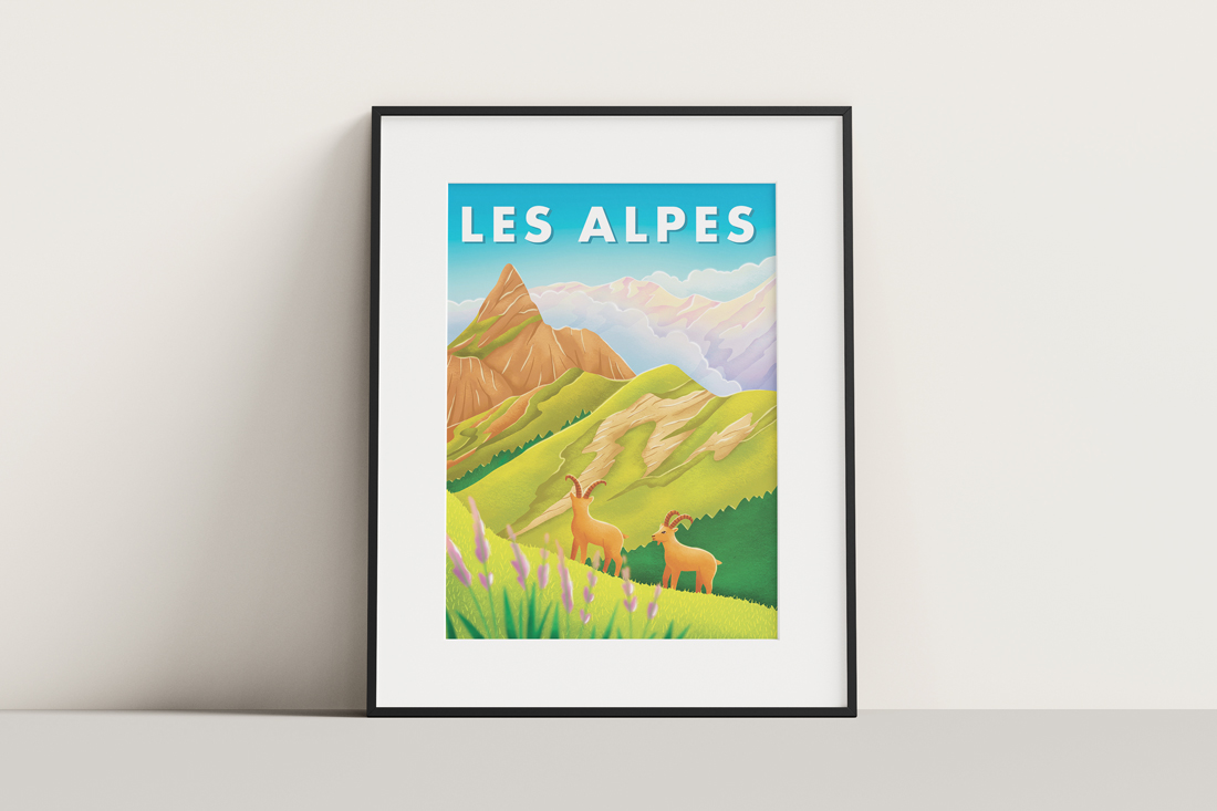 affiche-touristique-alpes