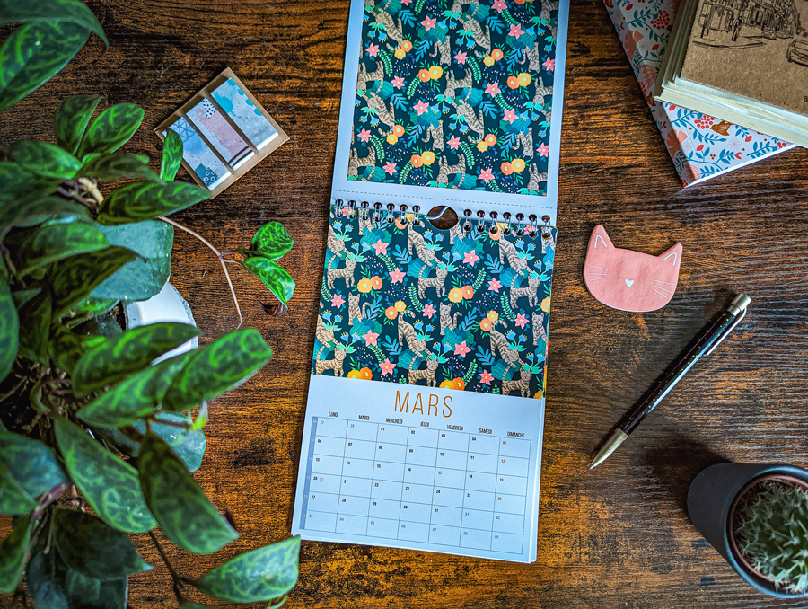 calendrier mars