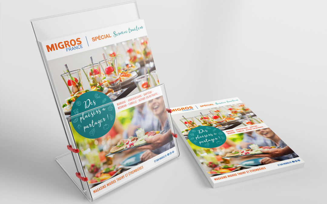 Création graphique : Book traiteur Migros