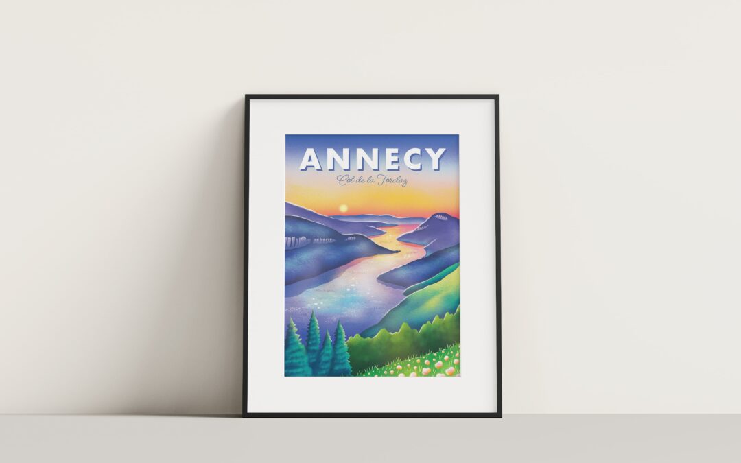 Illustrations touristiques Annecy