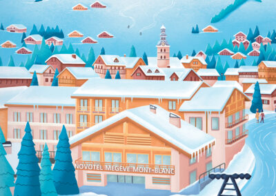 Illustration Touristique Megève