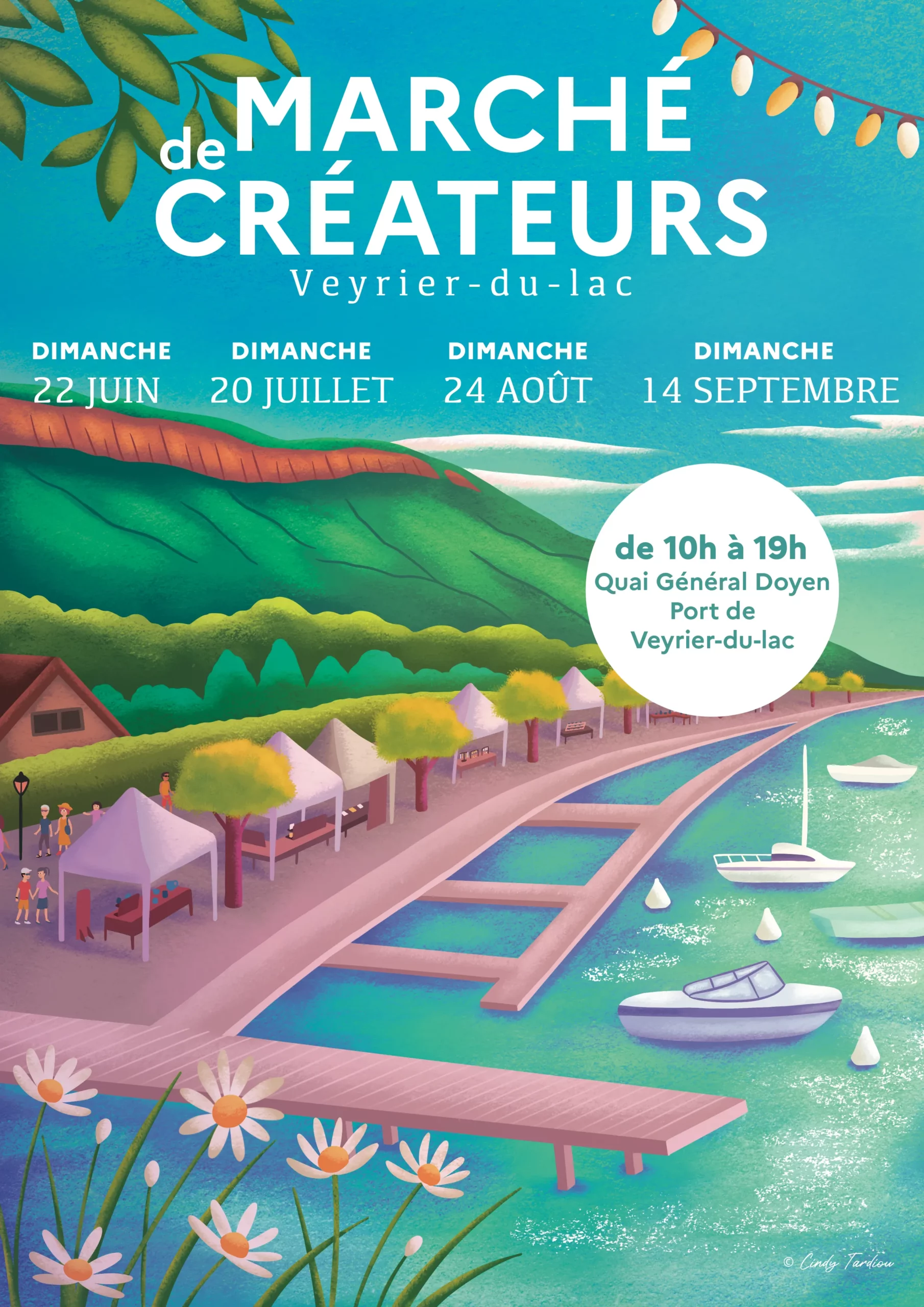 Marché Veyrier affiche