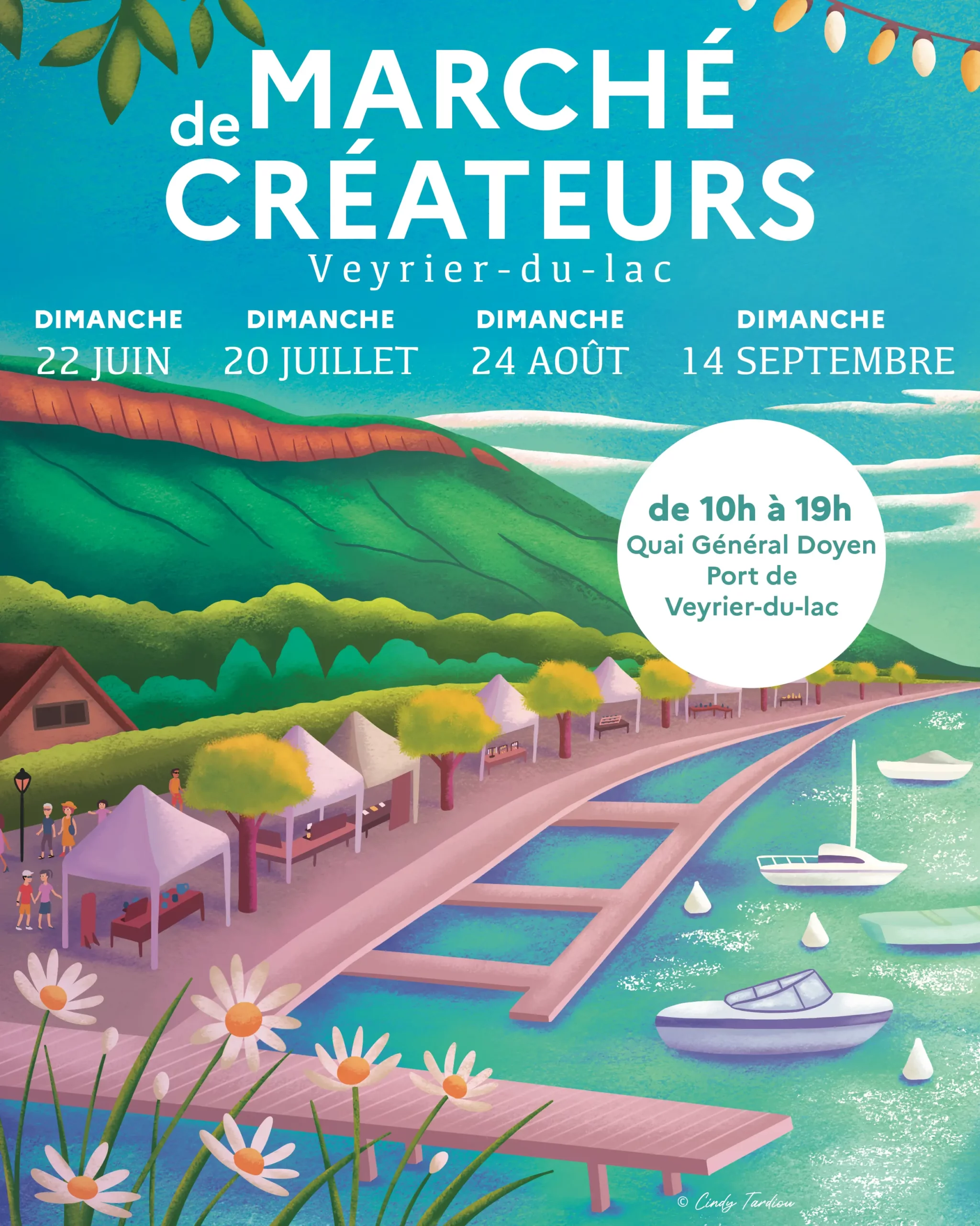 Marché Veyrier web illustration digitale annecy