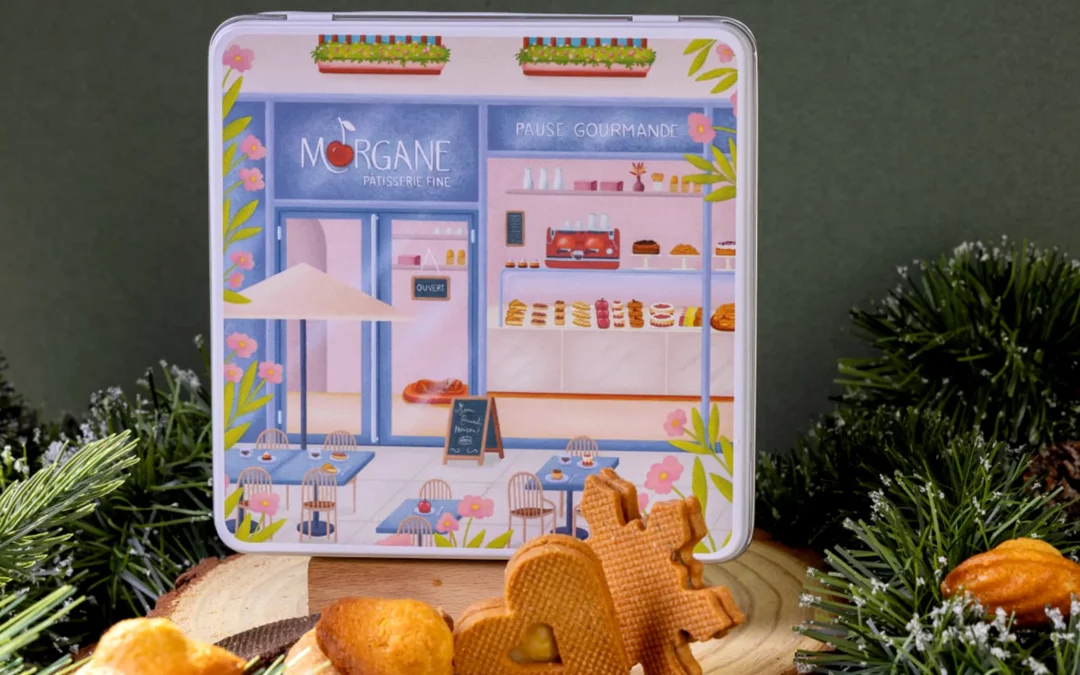 Illustrations boîtes à biscuits