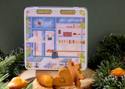 Illustrations boîtes à biscuits