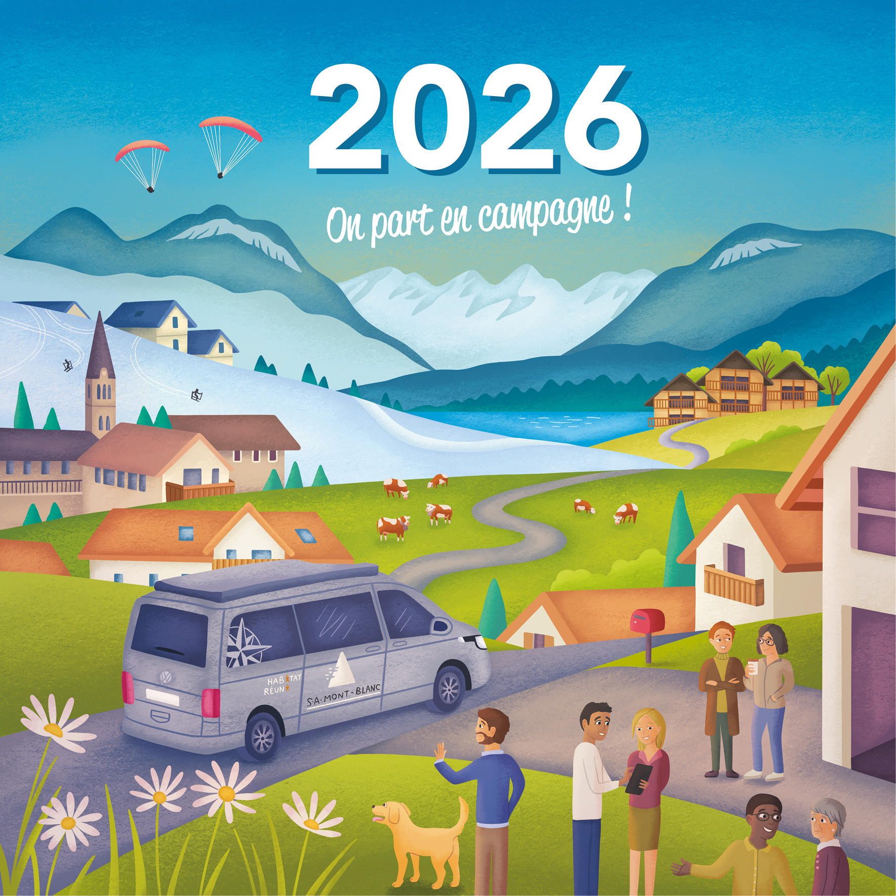 Illustration touristique Megève Haute Savoie